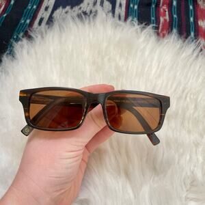 Warby Parker prescription lens sunglasses Felion Brown Rectangle FRAMES ONLY